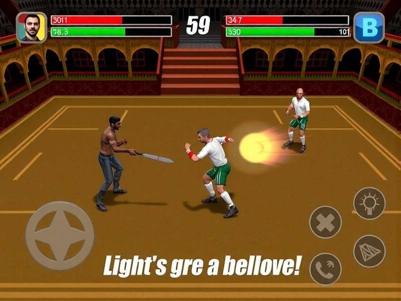 Intense kabaddi action in Kabaddi Dominators Kabaddi Dominators gameplay screenshot